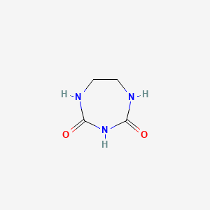 molecular formula C4H7N3O2 B14576893 1,3,5-Triazepane-2,4-dione CAS No. 61514-91-8