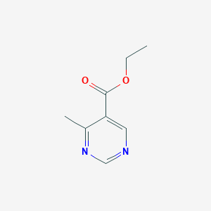molecular formula C8H10N2O2 B145769 Ethyl 4-methylpyrimidine-5-carboxylate CAS No. 110960-73-1