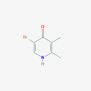molecular formula C7H8BrNO B1457691 5-Bromo-2,3-dimethylpyridin-4-ol CAS No. 1780046-70-9