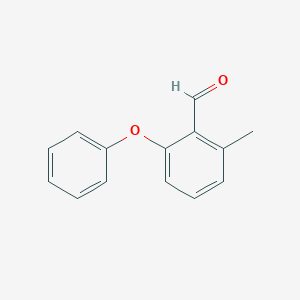 molecular formula C14H12O2 B14576918 2-Methyl-6-phenoxybenzaldehyde CAS No. 61343-92-8