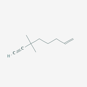 molecular formula C10H16 B14576933 6,6-Dimethyloct-1-en-7-yne CAS No. 61422-80-8