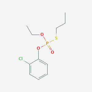 molecular formula C11H16ClO3PS B1457697 O-(2-chlorophenyl) O-ethyl S-propyl phosphorothioate CAS No. 38528-04-0