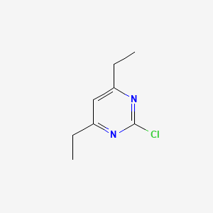 molecular formula C8H11ClN2 B1457699 2-Chloro-4,6-diethylpyrimidine CAS No. 65267-52-9