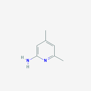 molecular formula C7H10N2 B145770 2-Amino-4,6-dimethylpyridine CAS No. 5407-87-4