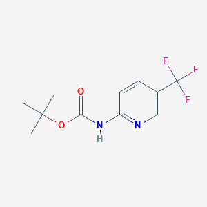 molecular formula C11H13F3N2O2 B1457703 (5-Trifluoromethyl-pyridin-2-yl)-carbamic acid tert-butyl ester CAS No. 1399664-49-3