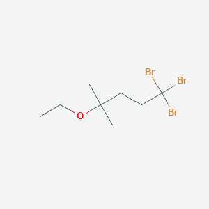 molecular formula C8H15Br3O B14577032 1,1,1-Tribromo-4-ethoxy-4-methylpentane CAS No. 61446-94-4