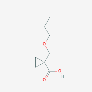 molecular formula C8H14O3 B1457706 1-Propoxymethylcyclopropanecarboxylic acid CAS No. 1387557-15-4