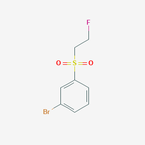 molecular formula C8H8BrFO2S B1457708 1-Bromo-3-(2-fluoroethanesulfonyl)benzene CAS No. 1783736-63-9