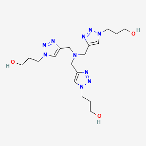 molecular formula C18H30N10O3 B1457715 Tris(3-hydroxypropyltriazolylmethyl)amine CAS No. 760952-88-3