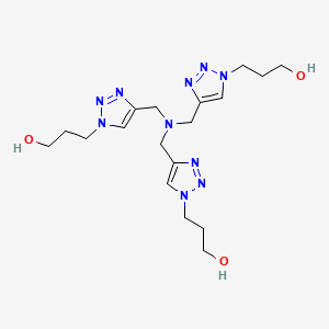 molecular formula C18H30N10O3 B1457715 3,3',3''-[nitrilotris(Methanediyl-1h-1,2,3-Triazole-4,1-Diyl)]tripropan-1-Ol CAS No. 760952-88-3