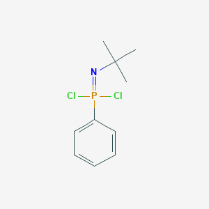 molecular formula C10H14Cl2NP B14577254 N-tert-Butyl-P-phenylphosphonimidic dichloride CAS No. 61499-78-3