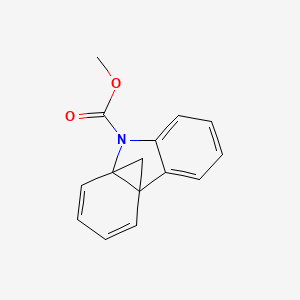 molecular formula C15H13NO2 B14577290 Methyl 9H-4a,9a-methanocarbazole-9-carboxylate CAS No. 61289-93-8