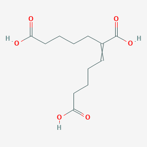 molecular formula C12H18O6 B14577348 Non-4-ene-1,5,9-tricarboxylic acid CAS No. 61421-97-4