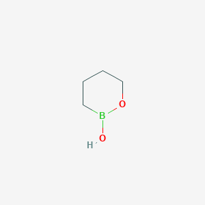 molecular formula C4H9BO2 B14577359 1,2-Oxaborinan-2-ol CAS No. 61632-73-3