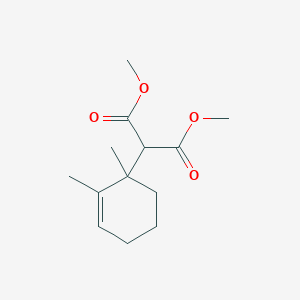 molecular formula C13H20O4 B14577388 Dimethyl (1,2-dimethylcyclohex-2-en-1-yl)propanedioate CAS No. 61111-39-5