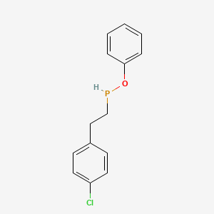 molecular formula C14H14ClOP B14577398 Phenyl [2-(4-chlorophenyl)ethyl]phosphinite CAS No. 61388-61-2