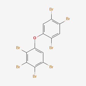 molecular formula C12H3Br7O B1457743 2,2',3,4,4',5,5'-Heptabromodiphenyl ether CAS No. 446255-26-1