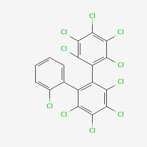 molecular formula C18H4Cl10 B14577447 Terphenyl, decachloro- CAS No. 61465-96-1