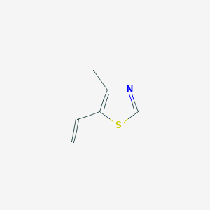 molecular formula C6H7NS B145775 4-Methyl-5-vinylthiazole CAS No. 1759-28-0