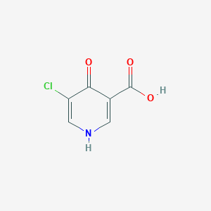 molecular formula C6H4ClNO3 B1457750 5-Chloro-4-hydroxynicotinic acid CAS No. 1211591-92-2