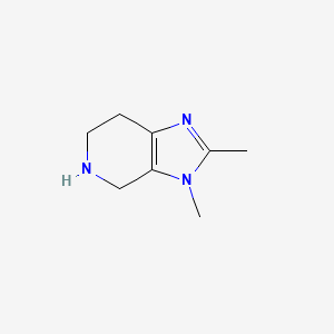 molecular formula C8H13N3 B1457752 2,3-Dimethyl-3H,4H,5H,6H,7H-imidazo[4,5-C]pyridine CAS No. 933725-60-1