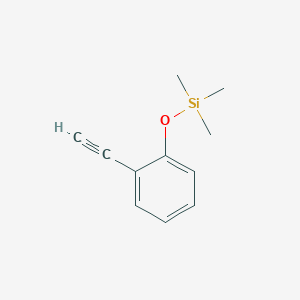 molecular formula C11H14OSi B14577563 Silane, (2-ethynylphenoxy)trimethyl- CAS No. 61547-39-5