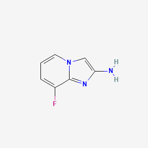 molecular formula C7H6FN3 B1457760 8-Fluoroimidazo[1,2-A]pyridin-2-amine CAS No. 1781129-93-8