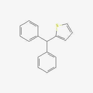 molecular formula C17H14S B14577609 2-(Diphenylmethyl)thiophene CAS No. 61532-53-4