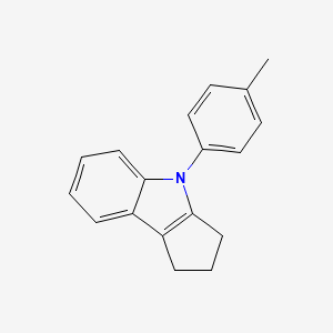 molecular formula C18H17N B1457765 1,2,3,4-tetrahydro-4-(4-methylphenyl)Cyclopent[b]indole CAS No. 273220-32-9
