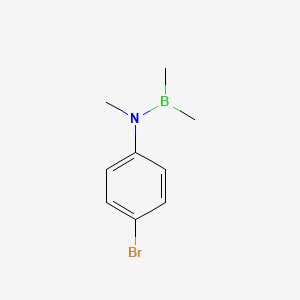 molecular formula C9H13BBrN B14577809 N-(4-Bromophenyl)-N,1,1-trimethylboranamine CAS No. 61373-36-2