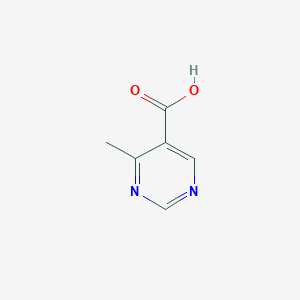 molecular formula C6H6N2O2 B145779 4-Methylpyrimidine-5-carboxylic acid CAS No. 157335-92-7
