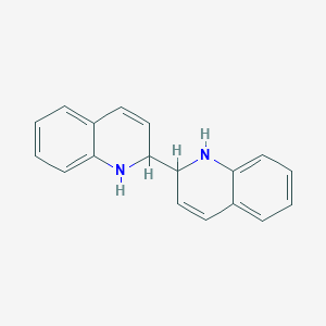 molecular formula C18H16N2 B14577934 1,1',2,2'-Tetrahydro-2,2'-biquinoline CAS No. 61305-06-4