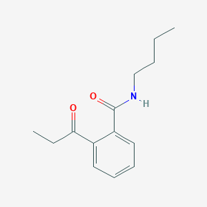 molecular formula C14H19NO2 B14577956 N-Butyl-2-propanoylbenzamide CAS No. 61658-92-2