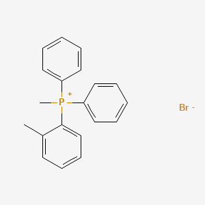 molecular formula C20H20BrP B14577995 Methyl(2-methylphenyl)diphenylphosphanium bromide CAS No. 61249-27-2