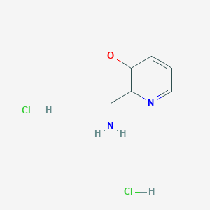 molecular formula C7H12Cl2N2O B1457805 (3-Methoxypyridin-2-yl)methanamine dihydrochloride CAS No. 1276056-71-3