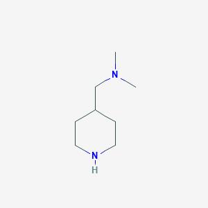 molecular formula C8H18N2 B145781 N,N-Dimethyl-1-(piperidin-4-yl)methanamine CAS No. 138022-00-1