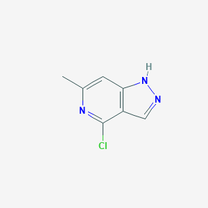 molecular formula C7H6ClN3 B1457810 4-Chloro-6-methyl-1H-pyrazolo[4,3-c]pyridine CAS No. 1159828-70-2