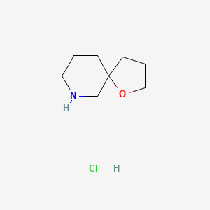 molecular formula C8H16ClNO B1457811 1-Oxa-7-azaspiro[4.5]decane hydrochloride CAS No. 1415562-85-4