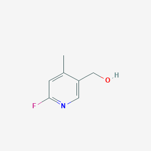 molecular formula C7H8FNO B1457833 2-Fluoro-5-hydroxymethyl-4-methylpyridine CAS No. 1394899-05-8