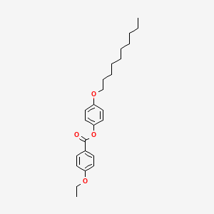 molecular formula C25H34O4 B14578520 4-(Decyloxy)phenyl 4-ethoxybenzoate CAS No. 61313-93-7