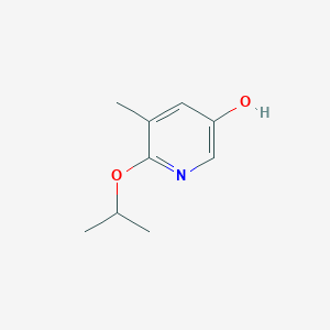 molecular formula C9H13NO2 B1457854 5-Hydroxy-2-isopropoxy-3-methylpyridine CAS No. 1449008-14-3