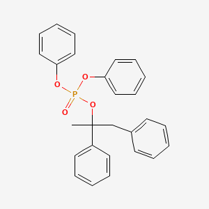 molecular formula C27H25O4P B1457858 1,2-Diphenylpropan-2-yl diphenyl phosphate CAS No. 34364-42-6