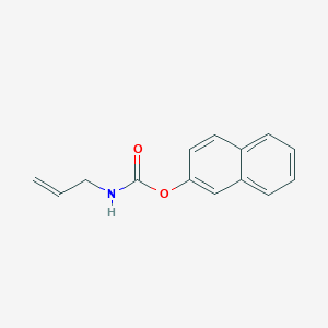 molecular formula C14H13NO2 B14578623 Naphthalen-2-yl prop-2-en-1-ylcarbamate CAS No. 61382-90-9