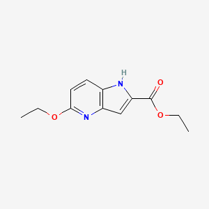 molecular formula C12H14N2O3 B1457869 Ethyl 5-Ethoxy-1H-pyrrolo[3,2-b]pyridine-2-carboxylate CAS No. 23699-62-9