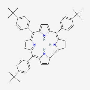molecular formula C49H50N4 B1457875 5,10,15-Tris(4-tert-butylphenyl) corrole 