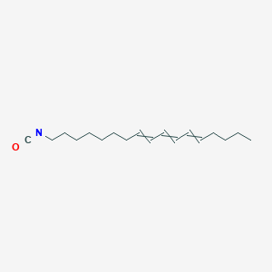 molecular formula C18H29NO B14578803 17-Isocyanatoheptadeca-5,7,9-triene CAS No. 61361-80-6