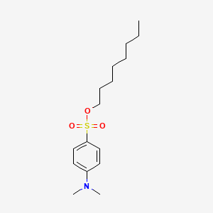 molecular formula C16H27NO3S B14578827 Octyl 4-(dimethylamino)benzene-1-sulfonate CAS No. 61165-56-8