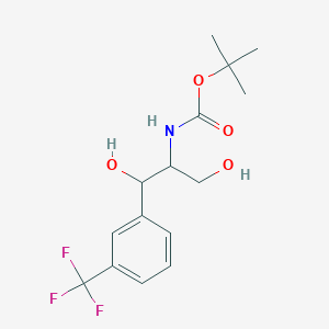 B1457884 Boc-D-threo-3-(3-trifluoromethylphenyl)serinol CAS No. 1134488-04-2