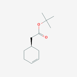 molecular formula C12H20O2 B14578860 tert-Butyl [(1R)-cyclohex-3-en-1-yl]acetate CAS No. 61362-46-7