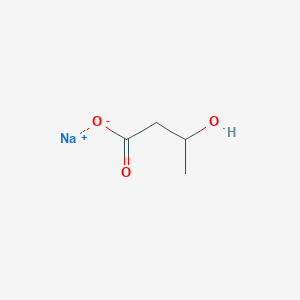 molecular formula C4H7NaO3 B145789 Sodium 3-hydroxybutyrate CAS No. 306-31-0